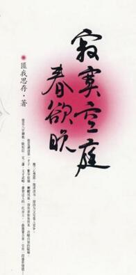 寂寞空庭春欲晚 电视剧